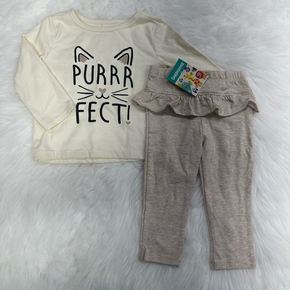 New Garanimals Baby Girl Matching Outfit Set - Picture 3 of 9